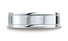 Benchmark-14K-White-Gold-7mm-Comfort-Fit-High-Polished-Four-Sided-Carved-Design-Wedding-Ring--Size-4.25--EURECF7720014KW04.25