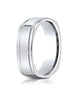 Benchmark-14K-White-Gold-7mm-Comfort-Fit-High-Polished-Four-Sided-Carved-Design-Wedding-Ring--Size-4--EURECF7720014KW04