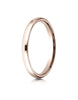 Benchmark-14K-Rose-Gold-2.5mm-Slightly-Domed-Standard-Comfort-Fit-Wedding-Band-Ring--Size-4--LCF12514KR04
