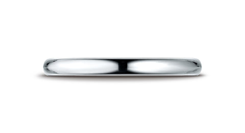 Benchmark-Platinum-2.5mm-Slightly-Domed-Standard-Comfort-Fit-Wedding-Band-Ring--Size-4.25--LCF125PT04.25