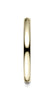 Benchmark-14K-Yellow-Gold-2.5mm-Slightly-Domed-Standard-Comfort-Fit-Wedding-Band-Ring--Size-4.5--LCF12514KY04.5