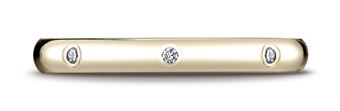 Benchmark-18K-Yellow-Gold-3mm-Comfort-Fit-Burnish-Set-8-Stone-Diamond-Eternity-Wedding-Band--.16Ct--Sz-4.25--LCF130D18KY04.25