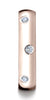 Benchmark-14K-Rose-Gold-6mm-Comfort-Fit-Burnish-Set-8-Stone-Diamond-Eternity-Wedding-Band--.32Ct.--4.5--LCF160D14KR04.5