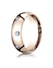 Benchmark-14K-Rose-Gold-6mm-Comfort-Fit-Burnish-Set-8-Stone-Diamond-Eternity-Wedding-Band--.32Ct.--Sz-4--LCF160D14KR04