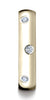 Benchmark-14K-Yellow-Gold-6mm-Comfort-Fit-Burnish-Set-8-Stone-Diamond-Eternity-Band--.32Ct.--Size-4.5--LCF160D14KY04.5