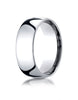 Benchmark-14K-White-Gold-8mm-Slightly-Domed-Standard-Comfort-Fit-Wedding-Band-Ring--Size-4--LCF18014KW04