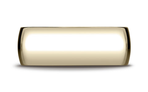 Benchmark-10K-Yellow-Gold-8mm-Slightly-Domed-Standard-Comfort-Fit-Wedding-Band-Ring--Size-4.25--LCF18010KY04.25