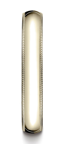Benchmark-18K-Yellow-Gold-4mm-Slightly-Domed-Standard-Comfort-Fit-Wedding-Band-with-Milgrain--Size-4.5--LCF34018KY04.5