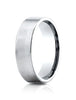 Benchmark-14k-White-Gold-6.5mm-Comfort-Fit-Satin-Finished-Carved-Design-Band--Size-4--LCF66542014KW04