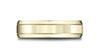 Benchmark-14k-Yellow-Gold-6.5mm-Comfort-Fit-Satin-Finished-w/-Beveled-Edge-Carved-Design-Band--Size-4.5--LCF66543614KY04.5