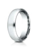 Benchmark-14K-White-Gold-6.5mm-Comfort-Fit-Drop-Edge-High-Polish-Design-Band--Size-4--LCF71654014KW04