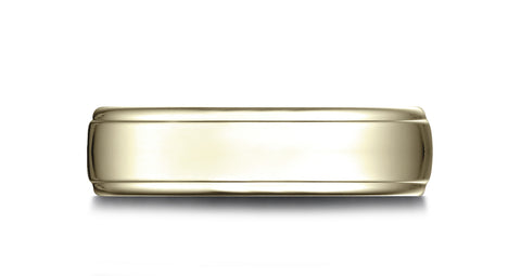Benchmark-14K-Yellow-Gold-6.5mm-Comfort-Fit-Drop-Edge-High-Polish-Design-Band--Size-4.5--LCF71654014KY04.5