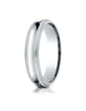 Benchmark-Platinum-5mm-Slightly-Domed-Standard-Comfort-Fit-Wedding-Ring-with-Double-Milgrain--Size-4--LCFD350PT04