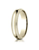 Benchmark-18K-Yellow-Gold-5mm-Slightly-Domed-Standard-Comfort-Fit-Wedding-Band-w/-Double-Milgrain--Sz-4--LCFD35018KY04
