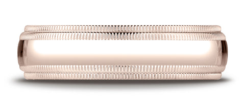Benchmark-14K-Rose-Gold-6mm-Slightly-Domed-Standard-Comfort-Fit-Wedding-Band-with-Double-Milgrain--Sz-4.25--LCFD36014KR04.25