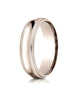 Benchmark-14K-Rose-Gold-6mm-Slightly-Domed-Standard-Comfort-Fit-Wedding-Band-with-Double-Milgrain--Sz-4--LCFD36014KR04