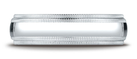 Benchmark-14K-White-Gold-6mm-Slightly-Domed-Standard-Comfort-Fit-Wedding-Band-with-Double-Milgrain--Sz-4.25--LCFD36014KW04.25