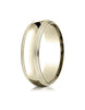 Benchmark-14K-Yellow-Gold-7mm-Slightly-Domed-Standard-Comfort-Fit-Wedding-Band-w/-Double-Milgrain--Sz-4--LCFD37014KY04