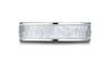 Benchmark-14k-White-Gold-Comfort-Fit-6.5mm-High-Polish-Edge-Hammered-Center-Design-Band--Size-4.5--LCF156530314KW04.5