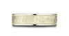 Benchmark-14k-Yellow-Gold-Comfort-Fit-6.5mm-High-Polish-Edge-Hammered-Center-Design-Band--Size-4.5--LCF156530314KY04.5