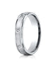 Benchmark-18K-White-Gold-4mm-Comfort-Fit-Burnish-Set-8-Stone-Diamond-Eternity-Wedding-Band--.16Ct--Sz-4--RECF51414018KW04