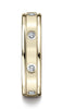 Benchmark-14K-Yellow-Gold-4mm-Comfort-Fit-Burnish-Set-8-Stone-Diamond-Eternity-Band--.16Ct--Size-4.5--RECF51414014KY04.5