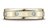 Benchmark-14K-Yellow-Gold-6mm-Comfort-Fit-Burnish-Set-8-Stone-Diamond-Eternity-Wedding-Band--.32Ct--Sz-4.25--RECF51614014KY04.25