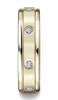 Benchmark-14K-Yellow-Gold-6mm-Comfort-Fit-Burnish-Set-8-Stone-Diamond-Eternity-Band--.32Ct--Size-4.5--RECF51614014KY04.5