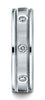 Benchmark-Platinum-6mm-Comfort-Fit-Burnish-Set-8-Stone-Diamond-Eternity-Band-w/-Milgrain--.32Ct--Sz4.5--RECF516141PT04.5