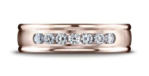 Benchmark-14K-Rose-Gold-6mm-Comfort-Fit-Channel-Set-7-Stone-Diamond-Eternity-Wedding-Band--.42Ct--Sz-4.25--RECF51651614KR04.25