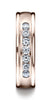 Benchmark-14K-Rose-Gold-6mm-Comfort-Fit-Channel-Set-7-Stone-Diamond-Eternity-Wedding-Band--.42Ct--Sz-4.5--RECF51651614KR04.5