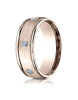 Benchmark-14K-Rose-Gold-8mm-Comfort-Fit-Burnish-Set-6-Stone-Diamond-Eternity-Wedding-Band--.48Ct--Sz-4--RECF51814014KR04