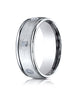 Benchmark-14K-White-Gold-8mm-Comfort-Fit-Burnish-Set-6-Stone-Diamond-Eternity-Wedding-Band--.48Ct--Sz-4--RECF51814014KW04