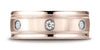 Benchmark-14K-Rose-Gold-8mm-Comfort-Fit-Burnish-Set-6-Diamond-Eternity-Band-w/-Milgrain--.48Ct--Size-4.25--RECF51814114KR04.25