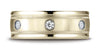 Benchmark-18K-Yellow-Gold-8mm-Comfort-Fit-Burnish-Set-6-Diamond-Eternity-Band-w/-Milgrain--.48Ct--Size-4.25--RECF51814118KY04.25