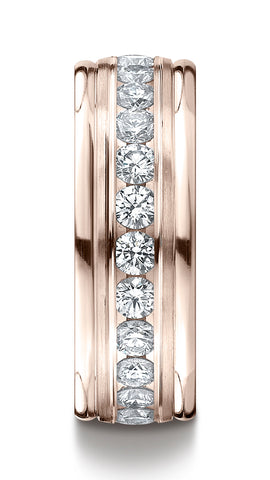 Benchmark-14K-Rose-Gold-8mm-Comfort-Fit-Channel-Set-12-Stone-Diamond-Eternity-Wedding-Band--.96Ct--4.5--RECF51851614KR04.5