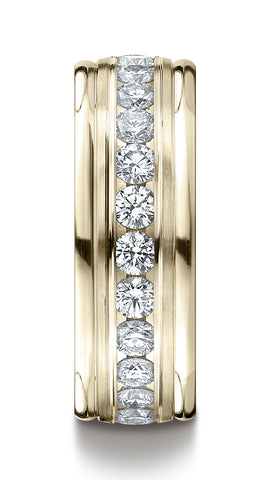 Benchmark-18K-Yellow-Gold-8mm-Comfort-Fit-Channel-Set-12-Stone-Diamond-Eternity-Band--.96Ct--Size-4.5--RECF51851618KY04.5