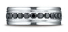 Benchmark-14K-White-Gold-8mm-High-Polish-Channel-Set-12-Black-Diamond-Comfort-Fit-Ring--.96Ct.--Size-4.25--RECF51851714KW04.25