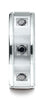 Benchmark-18K-White-Gold-8mm-Comfort-Fit-Pave-set-3-Stone-Black-Diamond-Wedding-Band--.24Ct.--Size-4.5--RECF52814318KW04.5