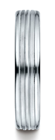 Benchmark-Palladium-4mm-Comfort-Fit-Satin-Finished-and-Round-Edge-Carved-Design-Wedding-Band--Size-4.5--RECF54180PD04.5