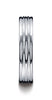 Benchmark-Argentium-Silver-5mm-Comfort-Fit-Satin-Finished-Double-Groove-Center-Design-Band--Size-7--RECF55180SV07
