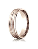 Benchmark-14K-Rose-Gold-6mm-Comfort-Fit-Satin-Finished-and-Round-Edge-Carved-Design-Wedding-Band--Size-4--RECF5618014KR04