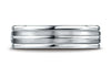 Benchmark-Palladium-6mm-Comfort-Fit-Satin-Finished-and-Round-Edge-Carved-Design-Wedding-Band--Size-4.25--RECF56180PD04.25
