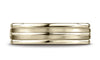Benchmark-18K-Yellow-Gold-6mm-Comfort-Fit-Satin-Finish-and-Round-Edge-Carved-Design-Wedding-Band--Size-4.25--RECF5618018KY04.25