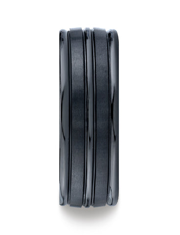 Benchmark-Ceramic-8-mm-Comfort-Fit-Satin-Finished-High-Polished-Center-&-Round-Edge-Design-Band--Size-7--RECF58180CM07