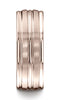 Benchmark-14K-Rose-Gold-8mm-Comfort-Fit-Satin-Finish-and-Round-Edge-Carved-Design-Wedding-Band--Size-4.5--RECF5818014KR04.5