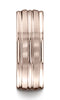 Benchmark-14K-Rose-Gold-8mm-Comfort-Fit-Satin-Finish-and-Round-Edge-Carved-Design-Wedding-Band--Size-4.5--RECF5818014KR04.5