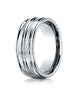 Benchmark-10K-White-Gold-8mm-Comfort-Fit-Satin-Finished-and-Round-Edge-Carved-Design-Wedding-Band--Sz-4--RECF5818010KW04