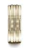 Benchmark-14K-Yellow-Gold-8mm-Comfort-Fit-Satin-Finish-and-Round-Edge-Carved-Design-Band--Size-4.5--RECF5818014KY04.5