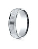 Benchmark-10k-White-Gold-7mm-Comfort-Fit-High-Polish-Round-Edge-Cross-Hatch-Center-Design-Band--Size-4--RECF6747110KW04